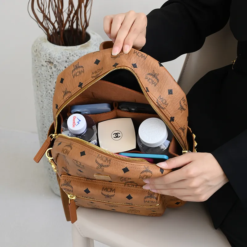 GUYI Felt Bag Insert Women's Brown-5