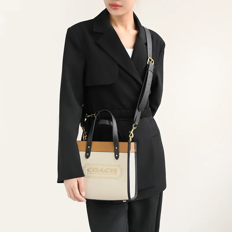 GUYI Felt Bag Accessory Women's Beige/Black-12