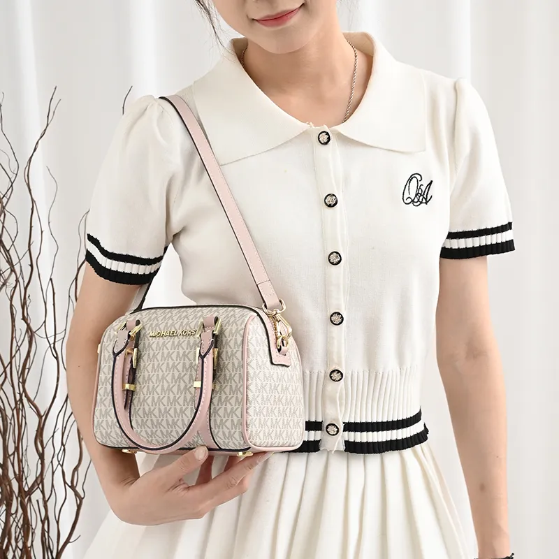 GUYI Cow Leather Bag Accessory Women's Pink-11