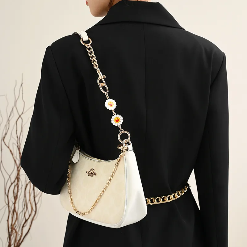 GUYI Metal Bag Accessory Bag Strap Women's Gold Tone-11