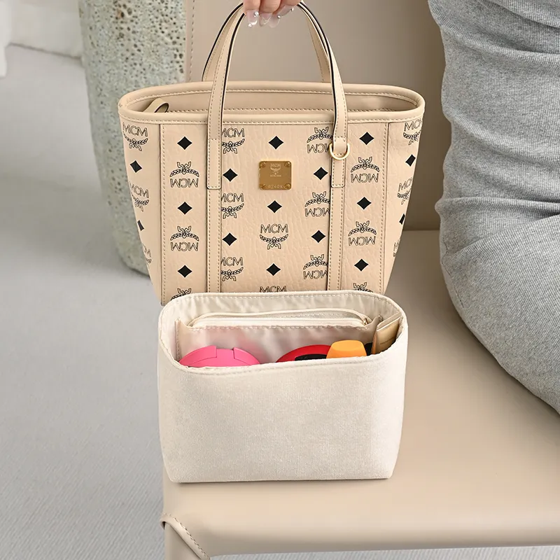 GUYI Microfiber Material Bag Accessory Bag Insert Women's Brown-17