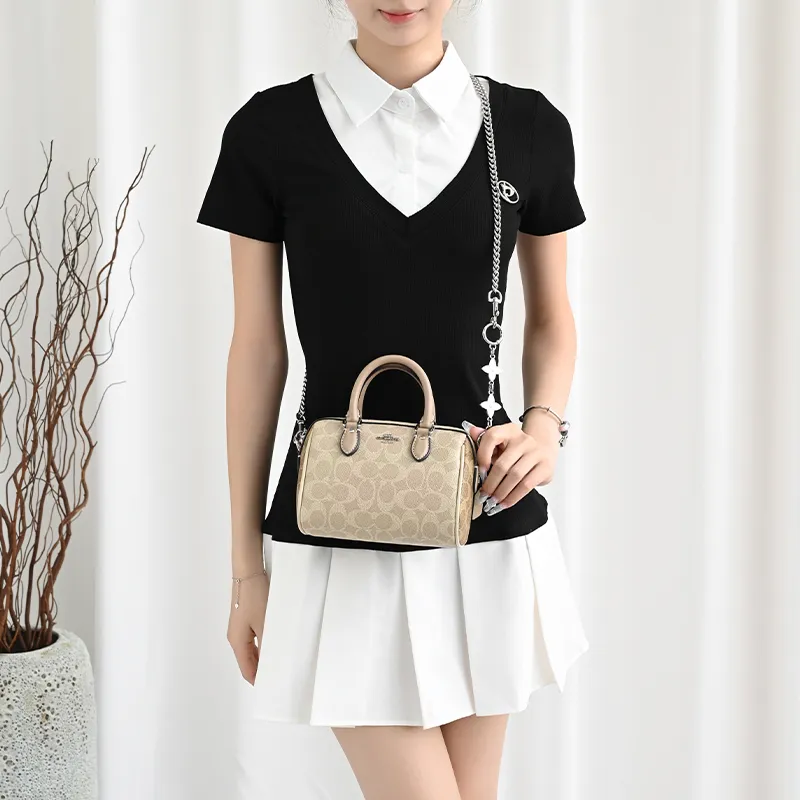 GUYI Artificial Leather DuPont Paper Bag Shoulder Strap Women's Multicolor-52