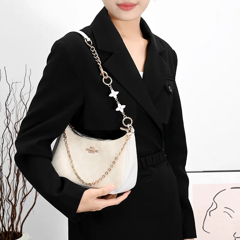 GUYI Metal Bag Accessory Bag Strap Women's Gold Tone-15