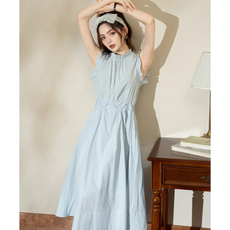 FAWENXIANGZI Summer Sleeveless Dress Straight Women's-7