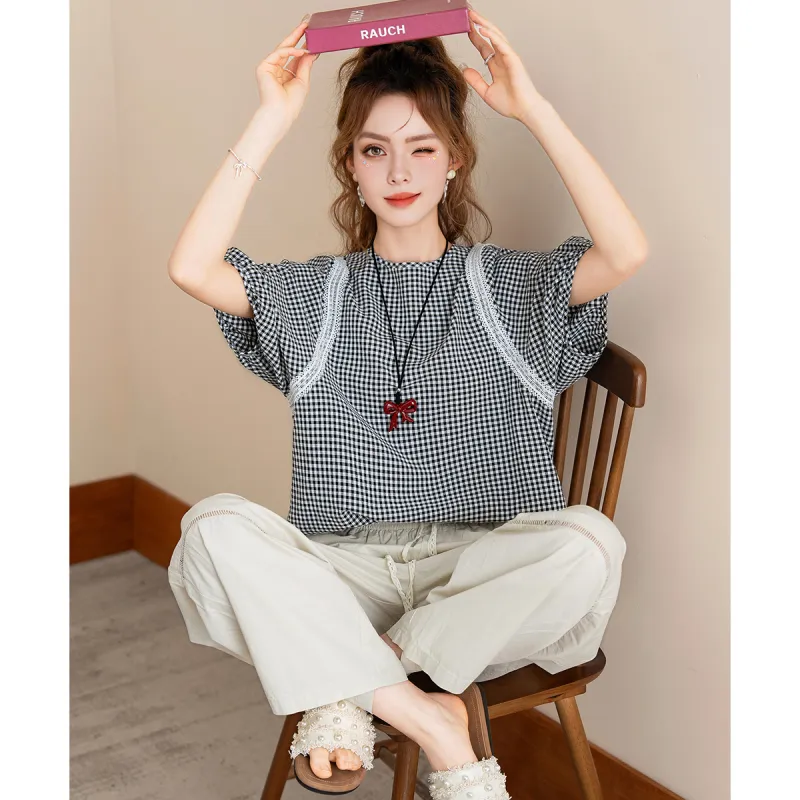 FAWENXIANGZI Shirts Women's-2