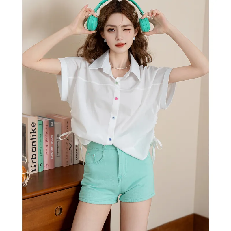 FAWENXIANGZI Shirts Women's-1