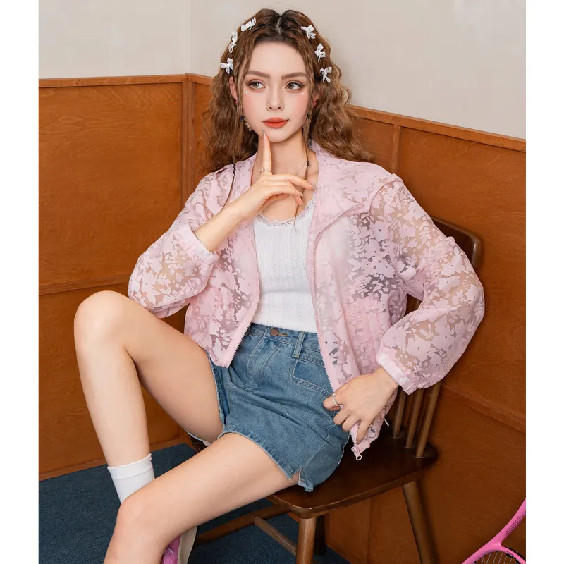 FAWENXIANGZI Cropped Coat Women's-10
