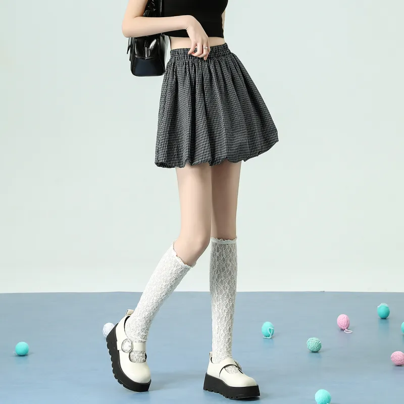 FAWENXIANGZI Casual Short Skirts Women's-9
