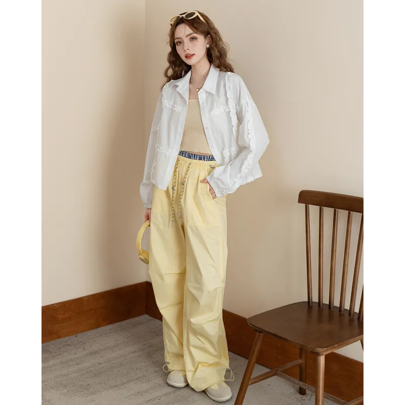 FAWENXIANGZI Spring, Fall Shirt Women's-3