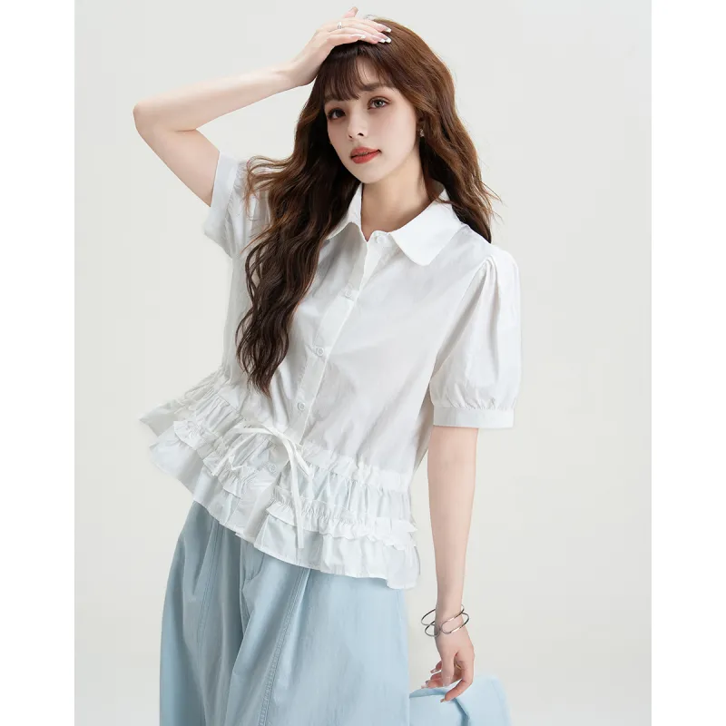 FAWENXIANGZI Summer Shirt Loose Fit Women's-2