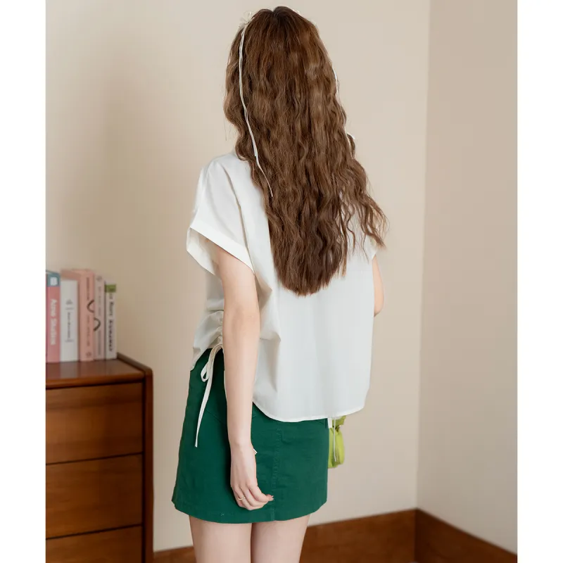 FAWENXIANGZI Shirts Women's-11
