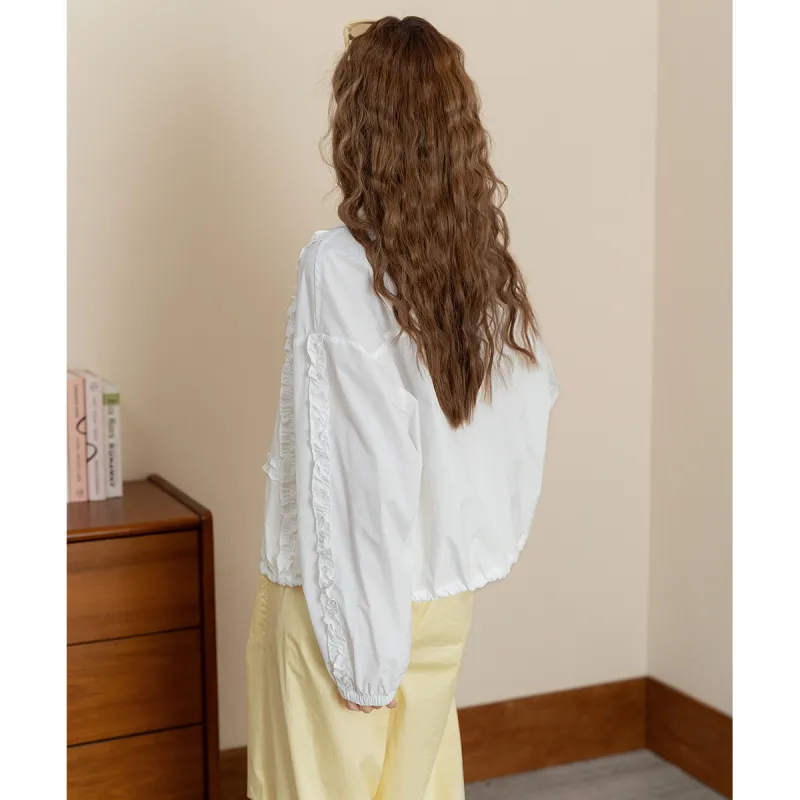FAWENXIANGZI Spring, Fall Shirt Women's-5