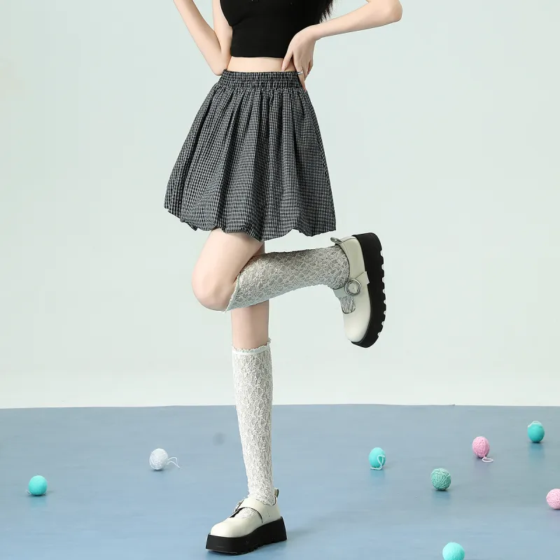 FAWENXIANGZI Casual Short Skirts Women's-10