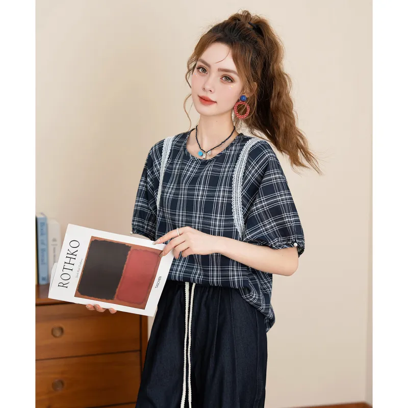 FAWENXIANGZI Shirts Women's-5
