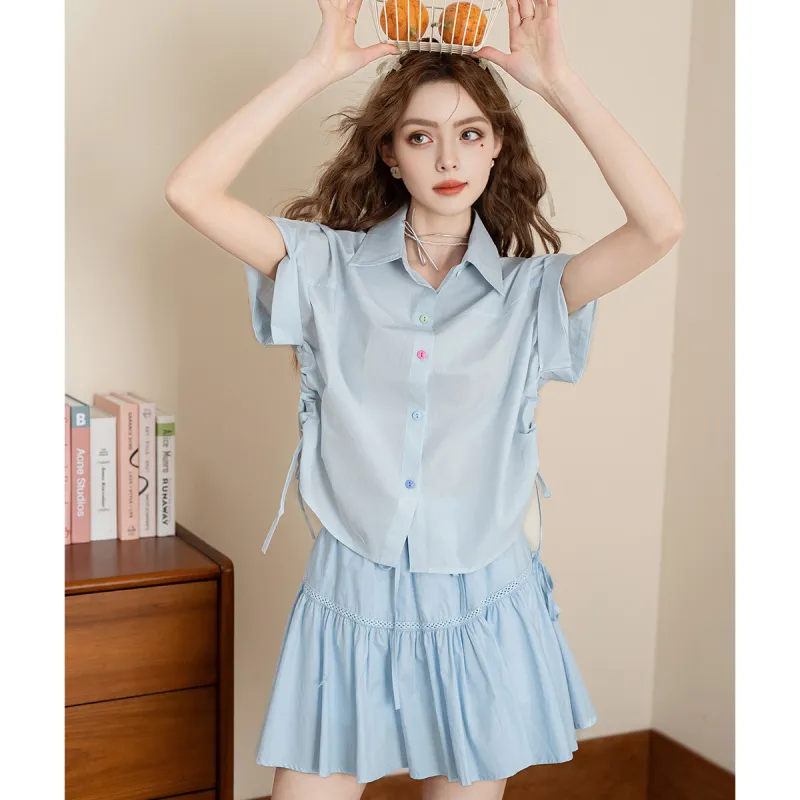 FAWENXIANGZI Shirts Women's-13