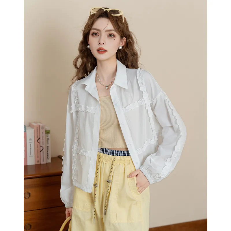 FAWENXIANGZI Spring, Fall Shirt Women's-1