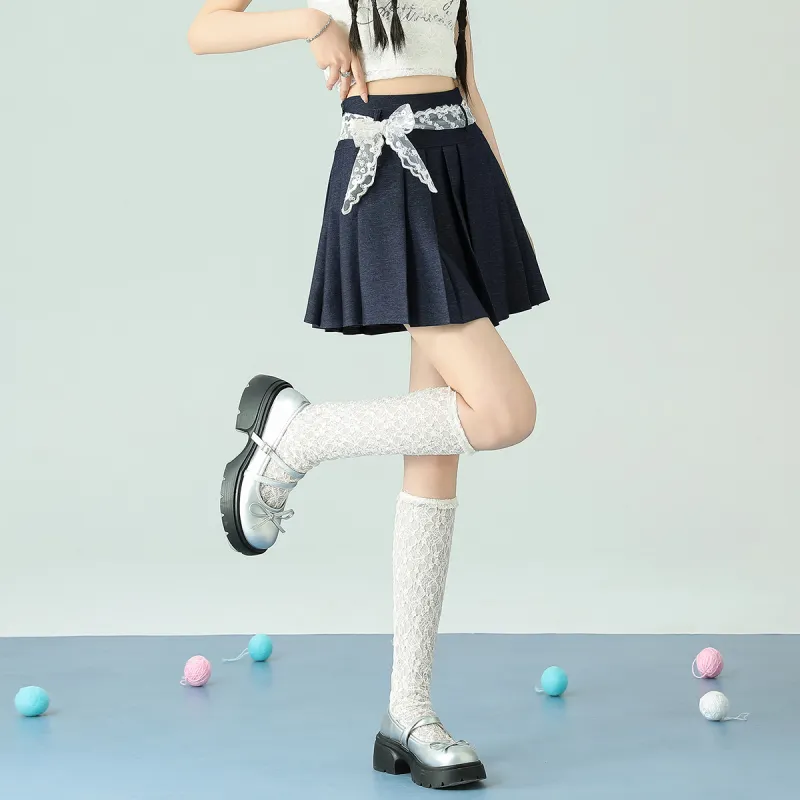FAWENXIANGZI Spring, Summer, Fall Casual Short Skirts Loose Fit Women's-9