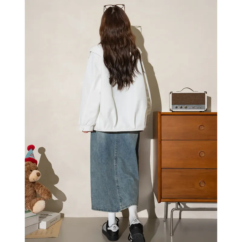 FAWENXIANGZI Jackets & Coats Women's-1