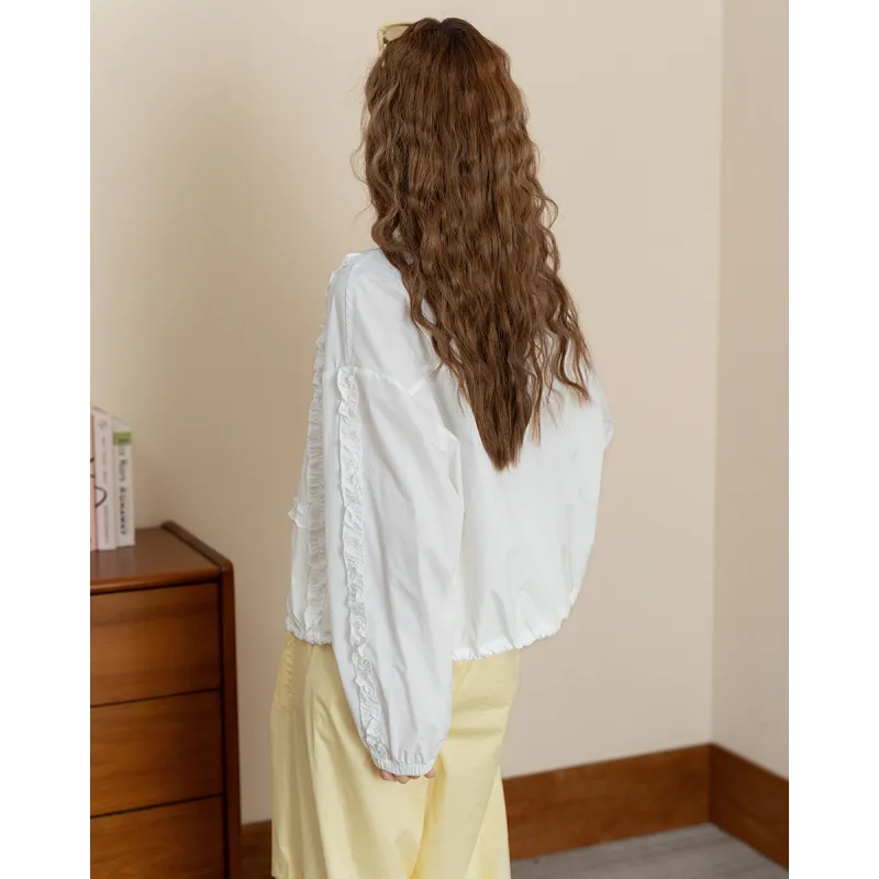 FAWENXIANGZI Spring, Fall Shirt Women's-4