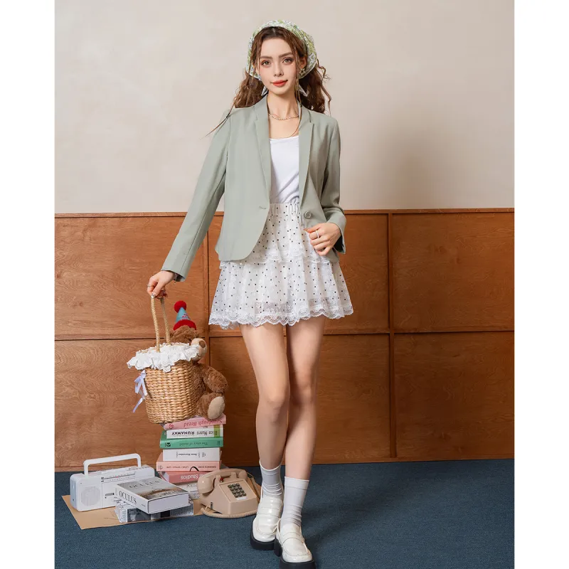 FAWENXIANGZI Summer Business Suit Loose Fit Women's-15