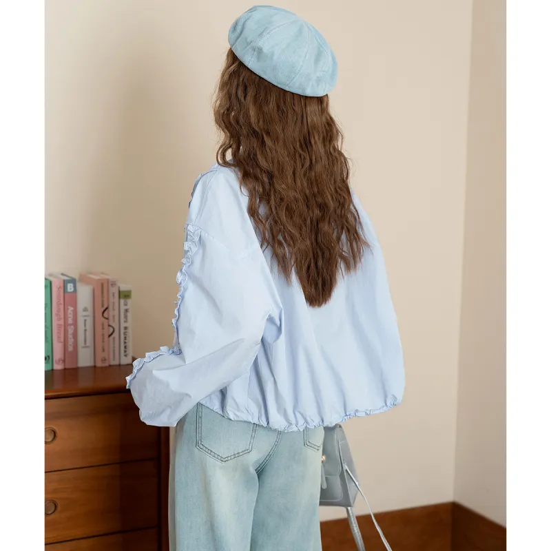 FAWENXIANGZI Spring, Fall Shirt Women's-10