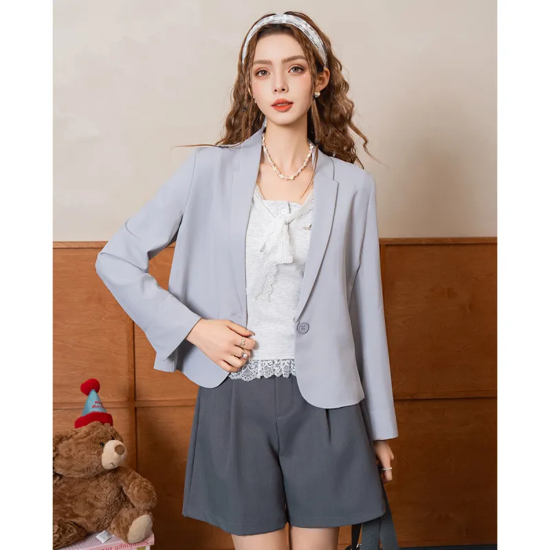 FAWENXIANGZI Summer Business Suit Loose Fit Women's-24