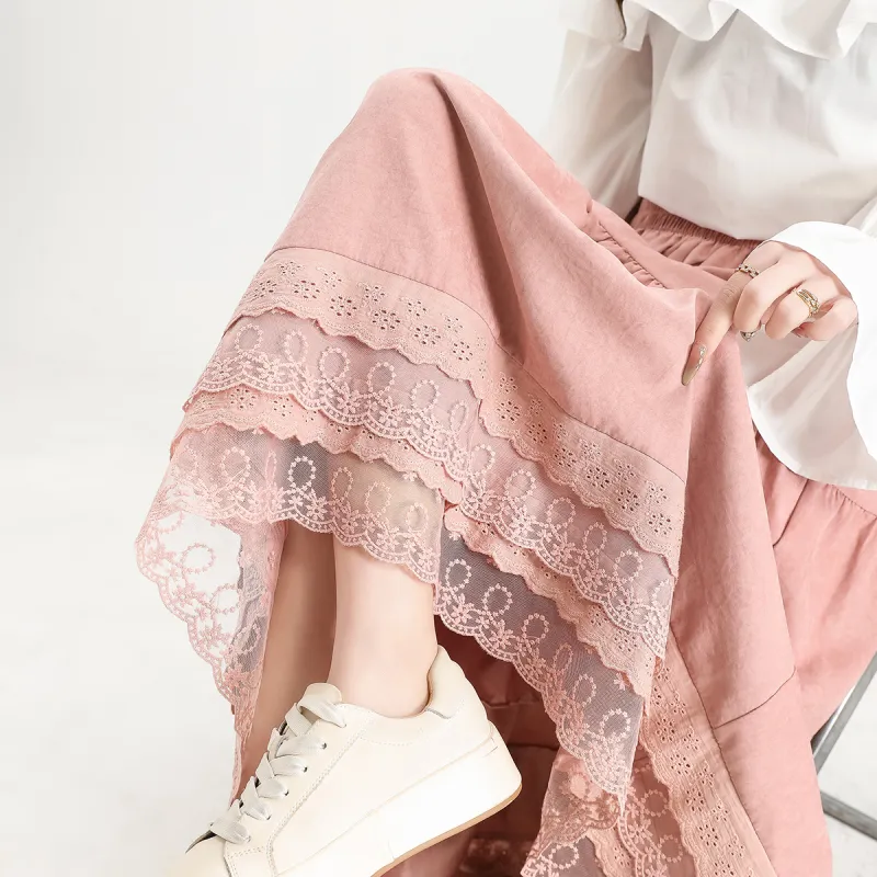 FAWENXIANGZI Casual Long Skirt Women's-11