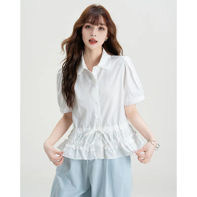 FAWENXIANGZI Summer Shirt Loose Fit Women's-1