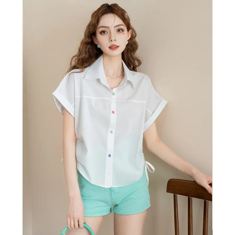 FAWENXIANGZI Shirts Women's-6