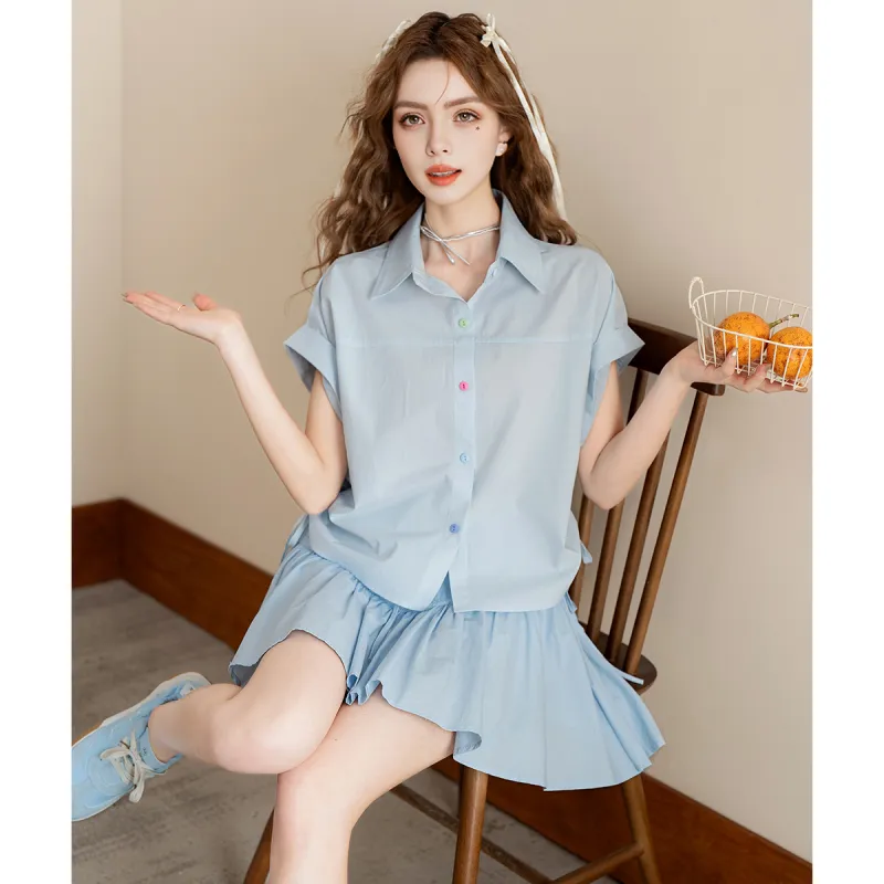 FAWENXIANGZI Shirts Women's-15