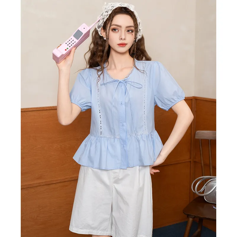 FAWENXIANGZI Summer Shirt Women's-13