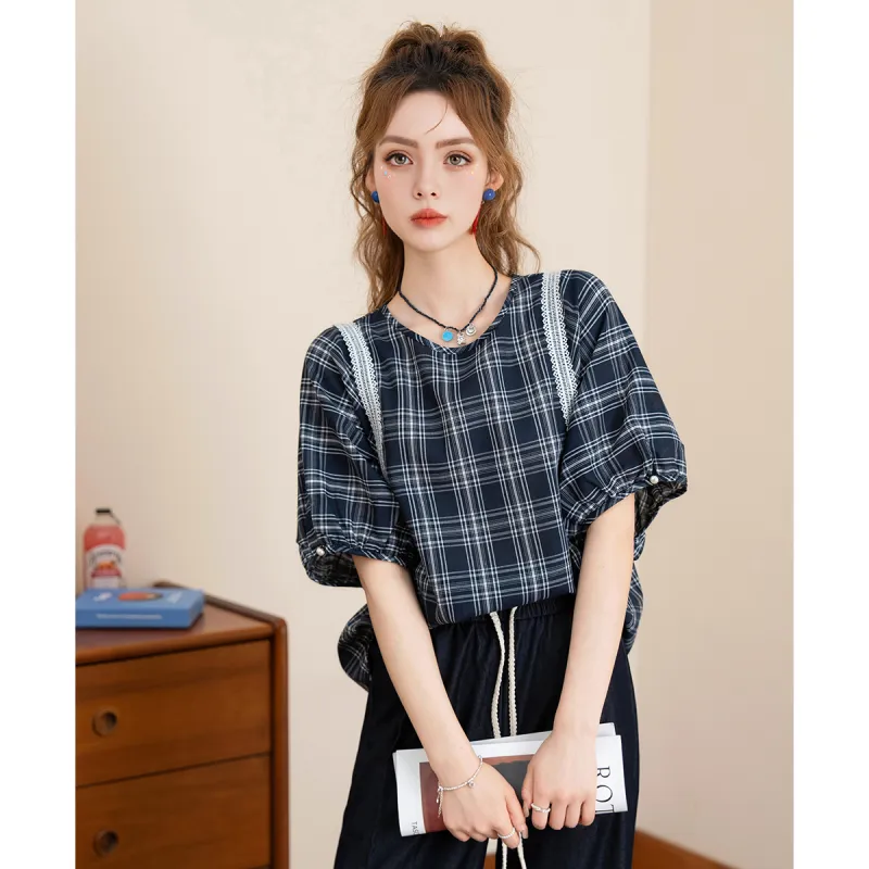 FAWENXIANGZI Shirts Women's-7