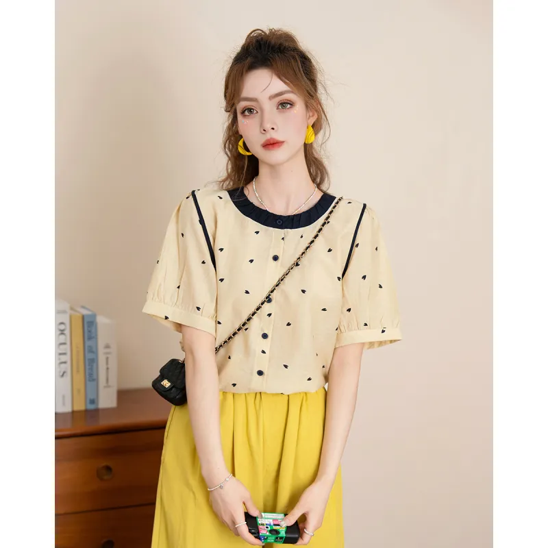 FAWENXIANGZI Shirts Women's-8