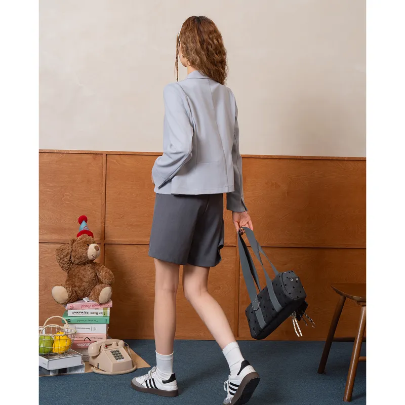 FAWENXIANGZI Summer Business Suit Loose Fit Women's-25