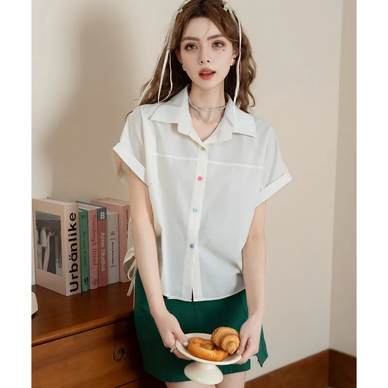 FAWENXIANGZI Shirts Women's-8
