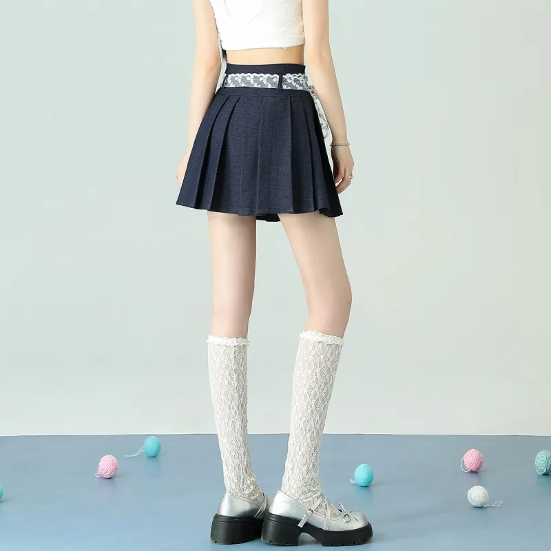 FAWENXIANGZI Spring, Summer, Fall Casual Short Skirts Loose Fit Women's-10