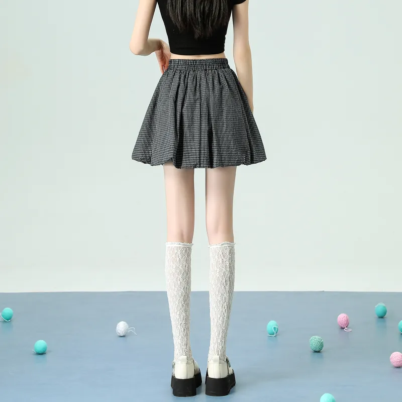 FAWENXIANGZI Casual Short Skirts Women's-13