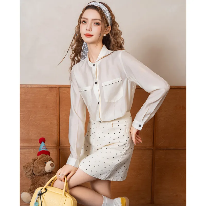 FAWENXIANGZI SS25 Shirt Women's-9