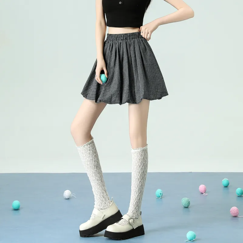 FAWENXIANGZI Casual Short Skirts Women's-12