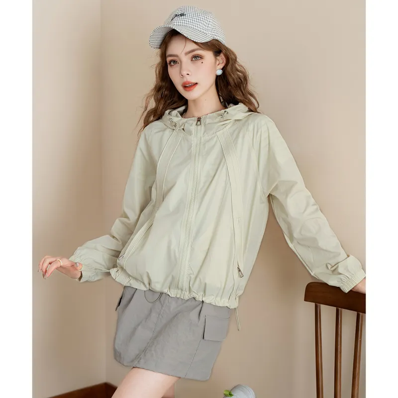 FAWENXIANGZI Cropped Coat Women's-7