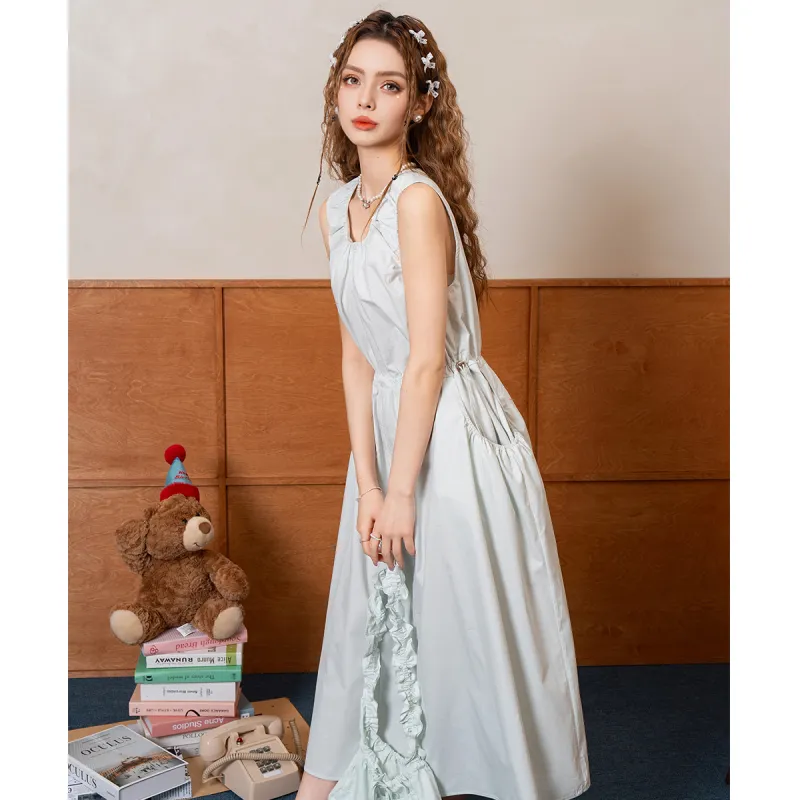 FAWENXIANGZI Summer Slip Dress Women's-10