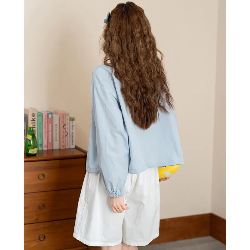 FAWENXIANGZI Cropped Coat Women's-13