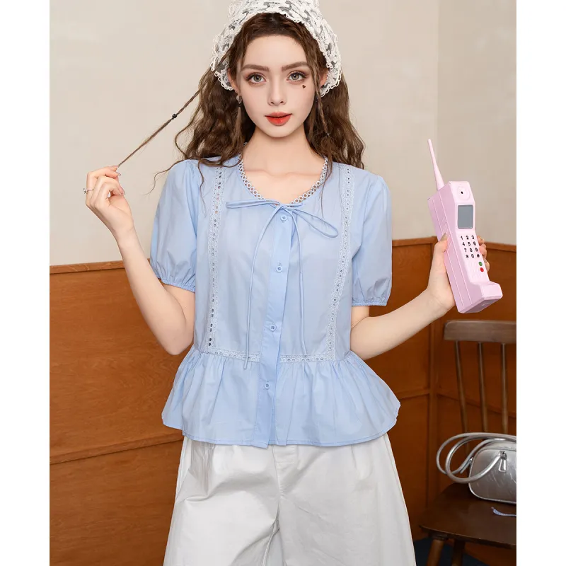 FAWENXIANGZI Summer Shirt Women's-14