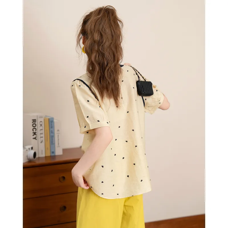 FAWENXIANGZI Shirts Women's-11