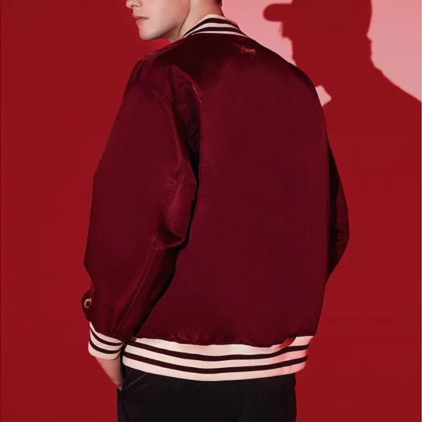 Mizuno Baseball Jacket Unisex Vermilion Red-3