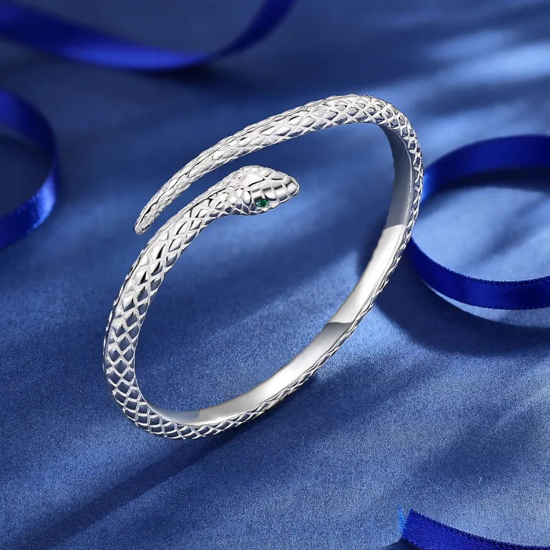 One Thousand Two 990 Silver Bangles Women's-1