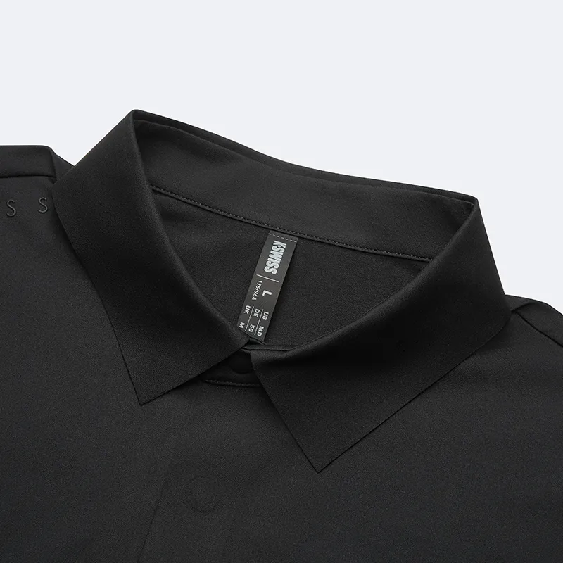 K·SWISS Polo Shirts Men Black-3