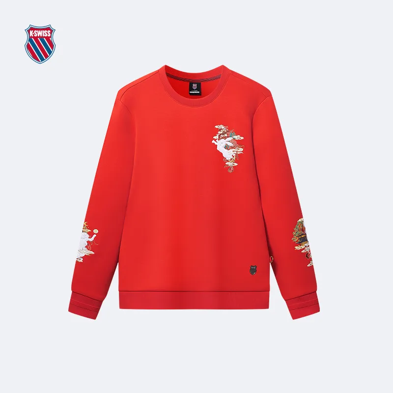 KSWISS Sweatshirt Women's 616 Enchanted Red-1