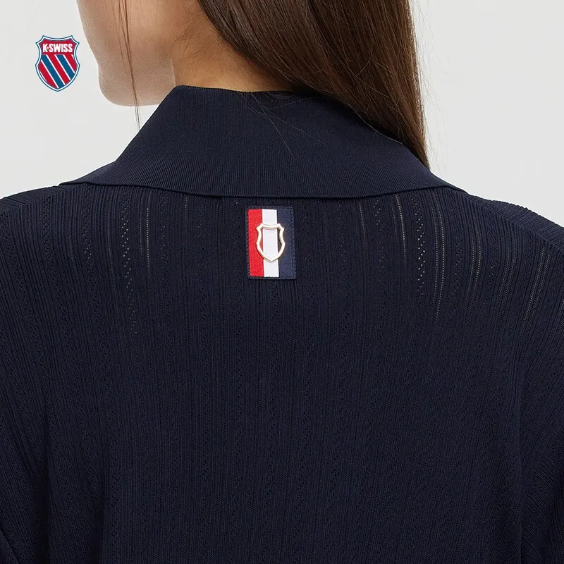 KSWISS Polo Shirt Women's Dark Indigo-5