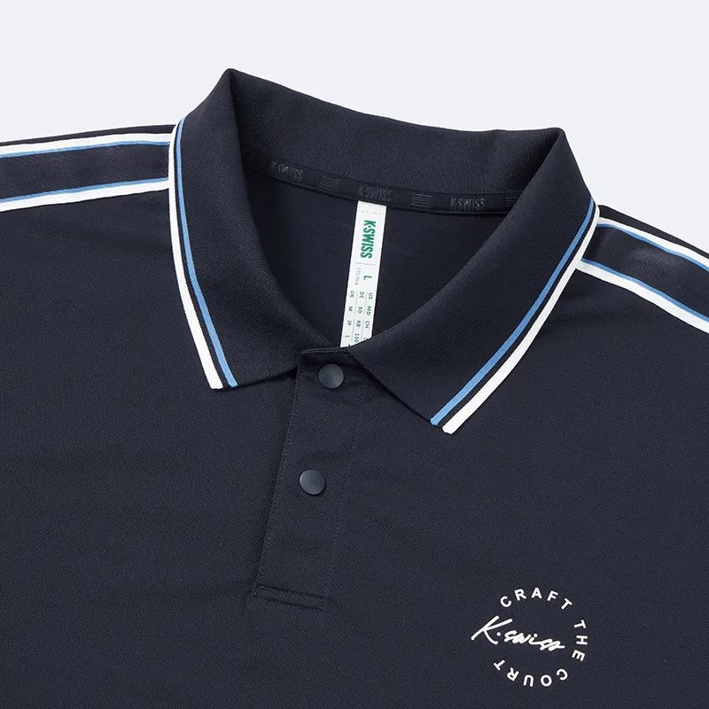 KSWISS Polo Shirt Men's Marine Blue-3